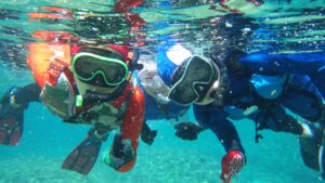 diving